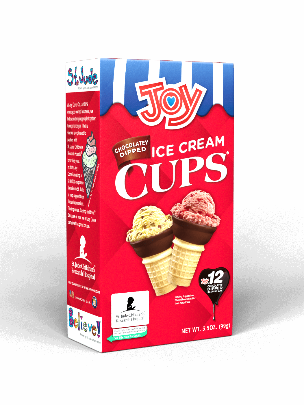 12ct. Chocolatey Dipped Cups box