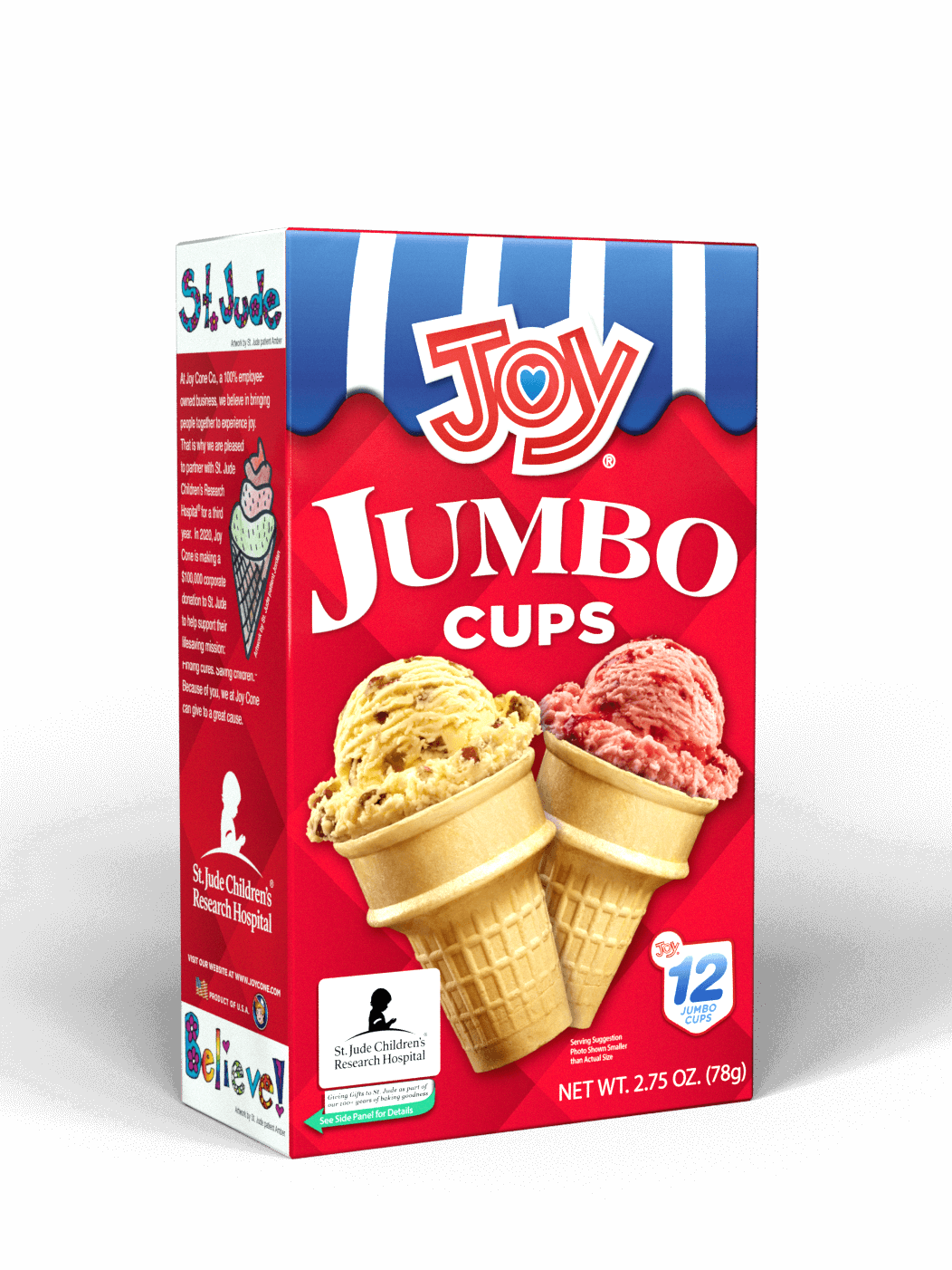 12ct. Jumbo Cups box