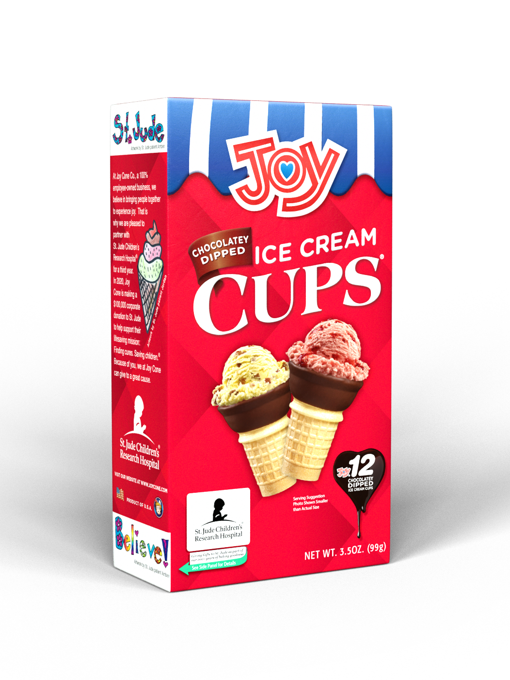 12ct. Chocolatey Dipped Cups Joy Cone