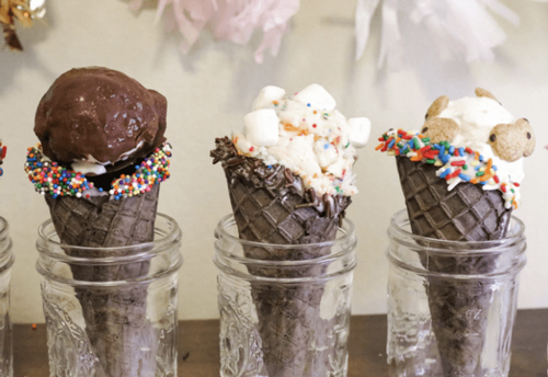 Fun Toppings in Joy Cone Ice Cream Cones
